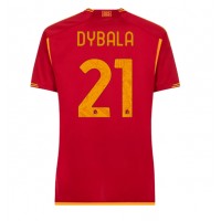 AS Roma Paulo Dybala #21 Kotipaita Naiset 2023-24 Lyhythihainen